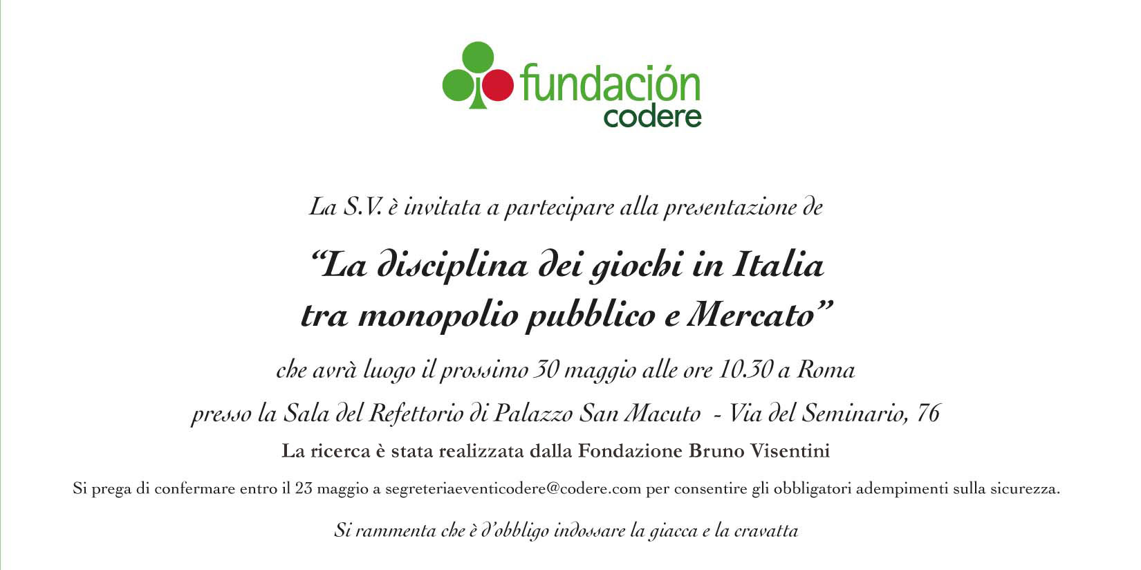 Bozza Cartellina Fundacion Codere